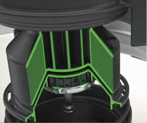 Roteras patented Disc Stack Separation Technology with a Downstream Filter