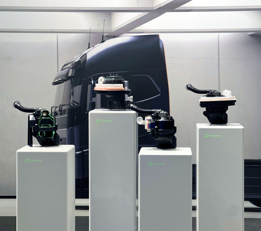 Truck with 4 models of the ACCV
